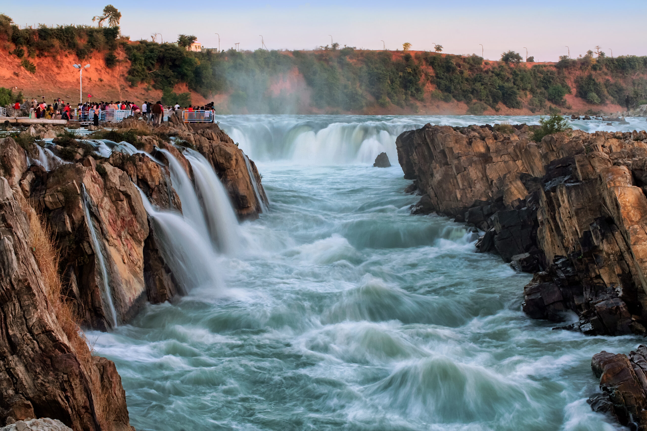 Waterfalls and River in Madhya Pradesh,India