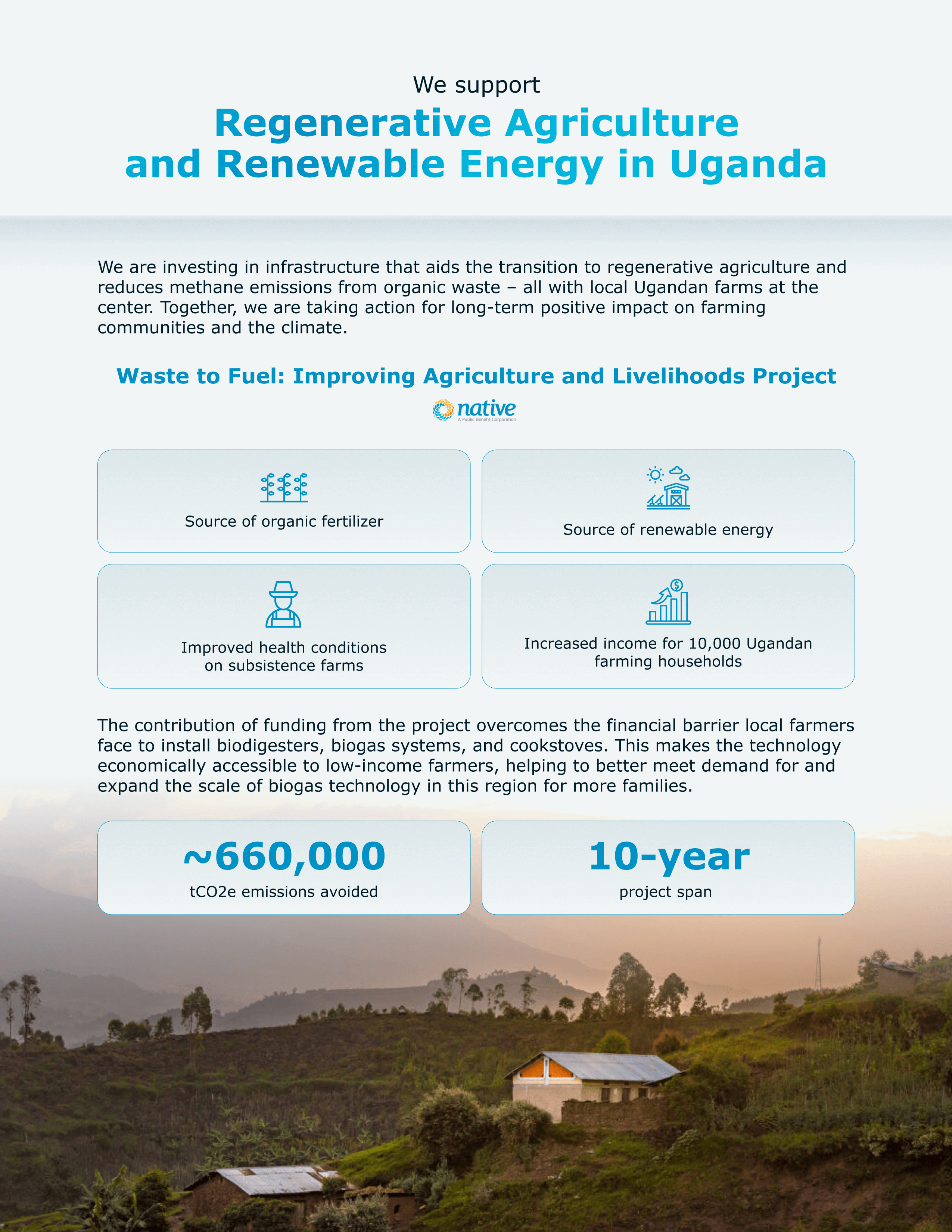 UGANDA PROJECT SUPPORTER PACKAGE